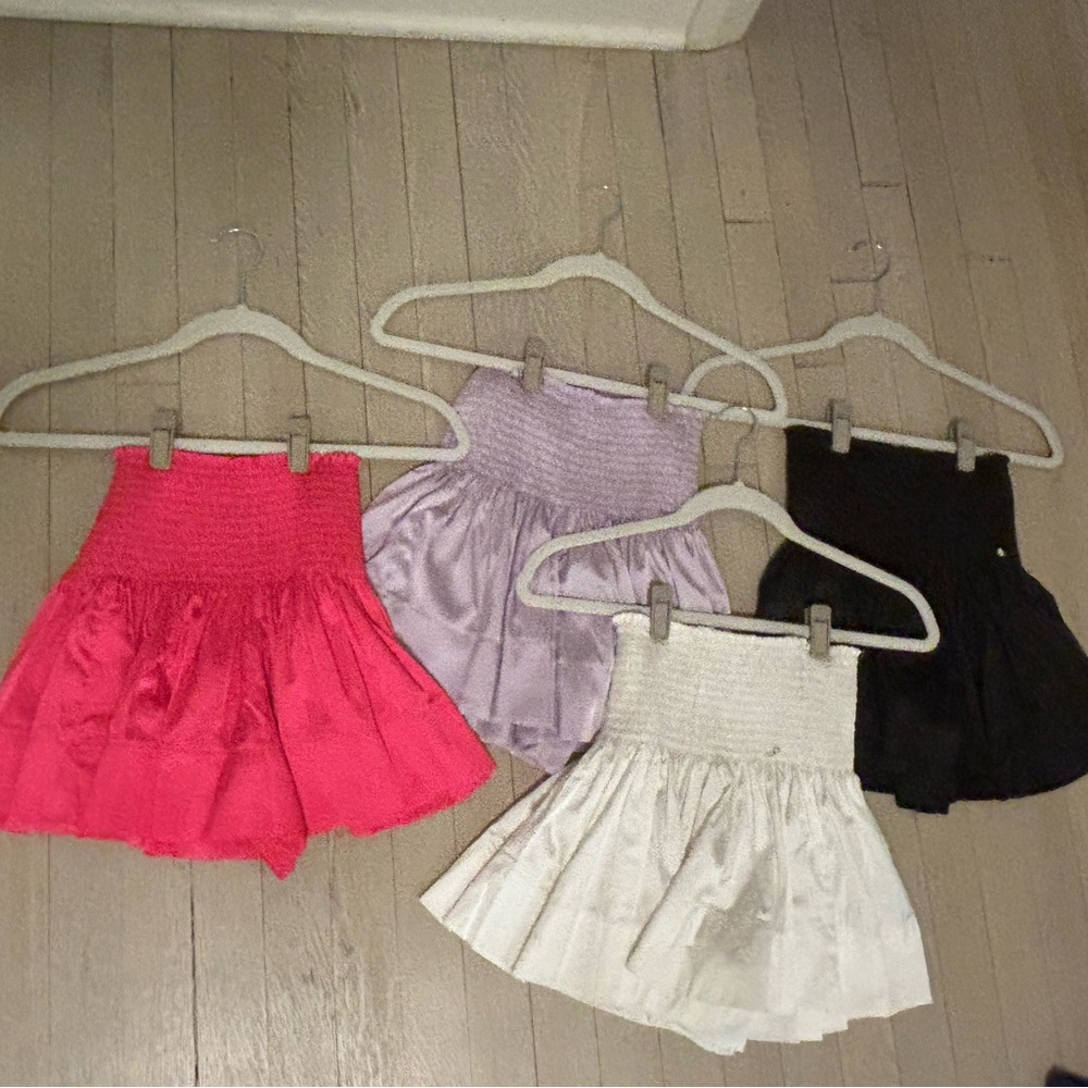 Natural life skirts all size xs pink purple black white
